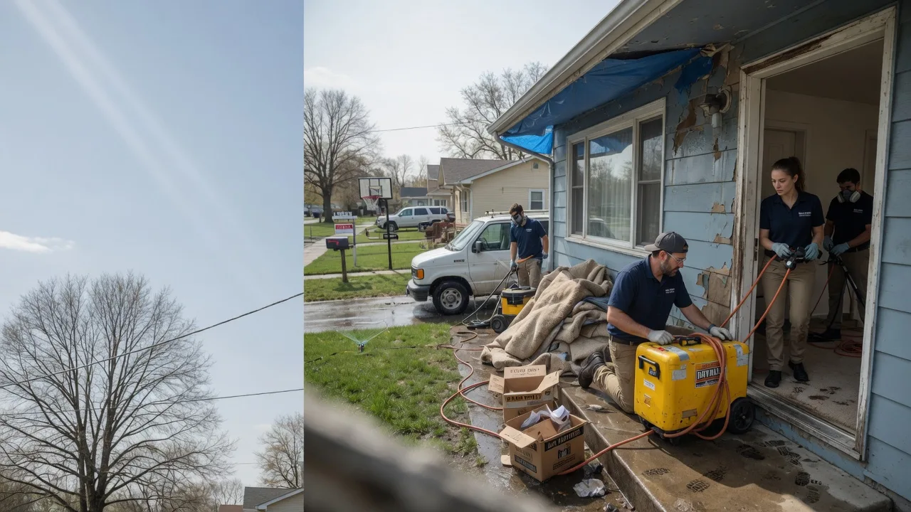 Basement Flood Cleanup in Caldwell, WV near me